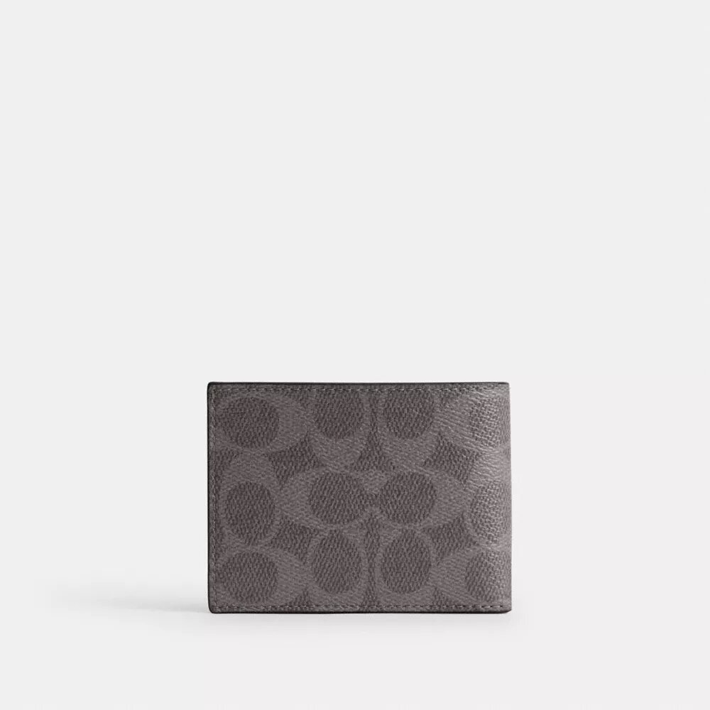 Portefeuille fin en Signature Canvas