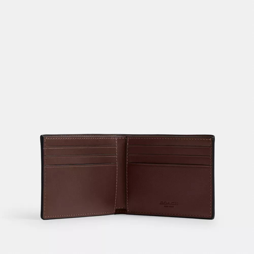 Portefeuille fin en Signature Canvas