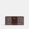 Portefeuille fin Essential en jacquard emblématique