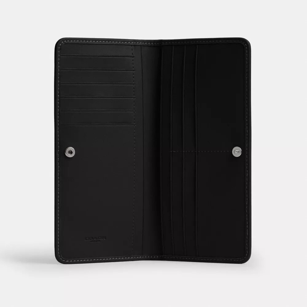 Portefeuille fin Essential en jacquard Signature Crystal
