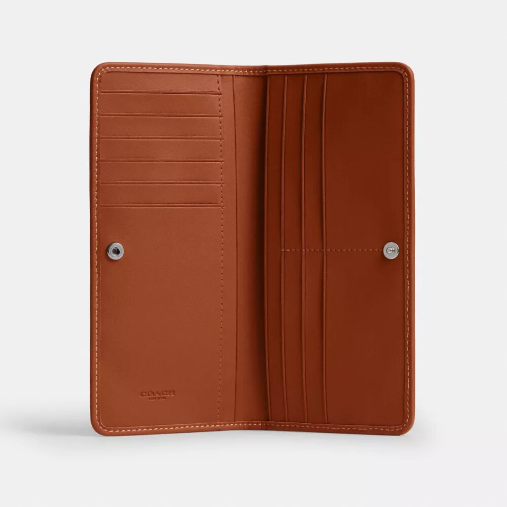 Portefeuille fin Essential en jacquard Signature Crystal