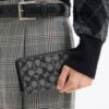 Portefeuille fin Essential en jacquard Signature Crystal