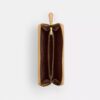Portefeuille fin à fermeture éclair en accordéon « Essential » en jacquard signature