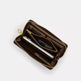 Portefeuille long à fermeture éclair sur tout le pourtour
