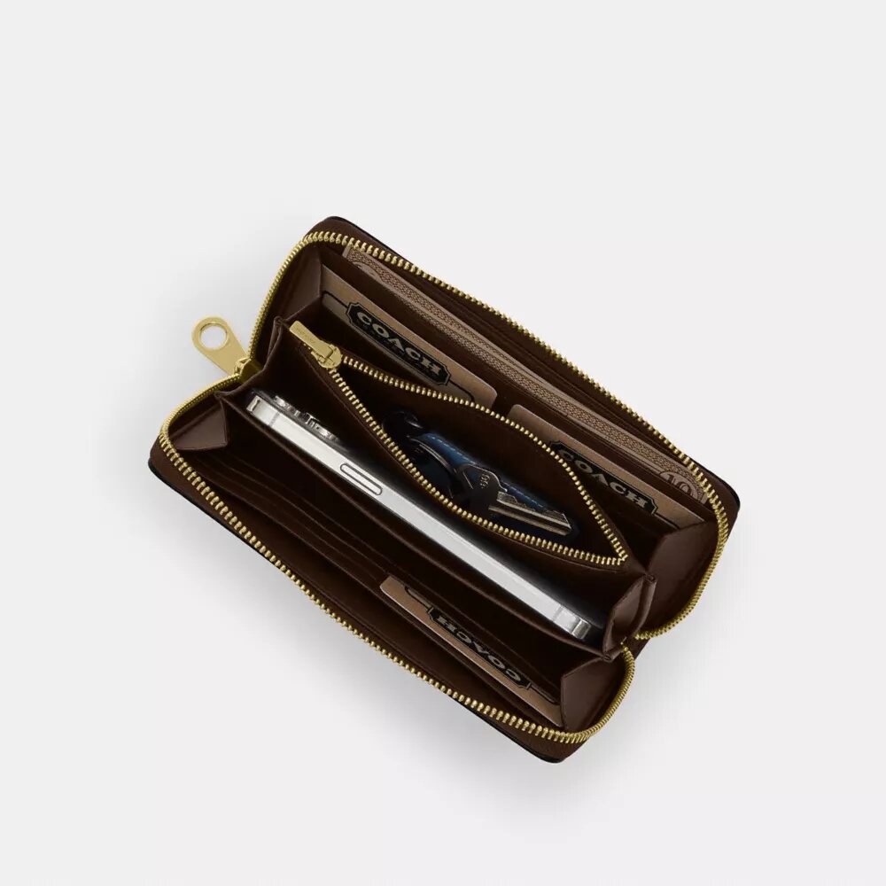 Portefeuille long à fermeture éclair sur tout le pourtour