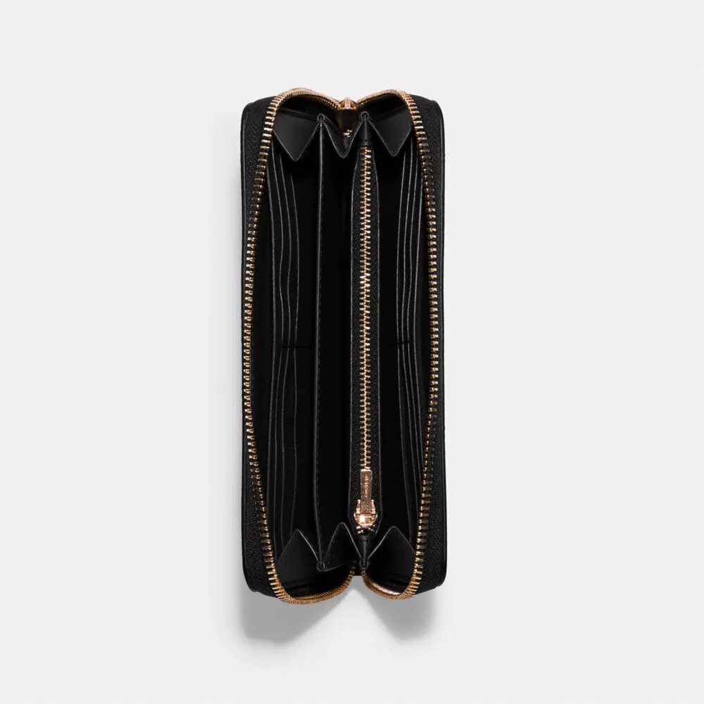 Portefeuille long à fermeture éclair sur tout le pourtour