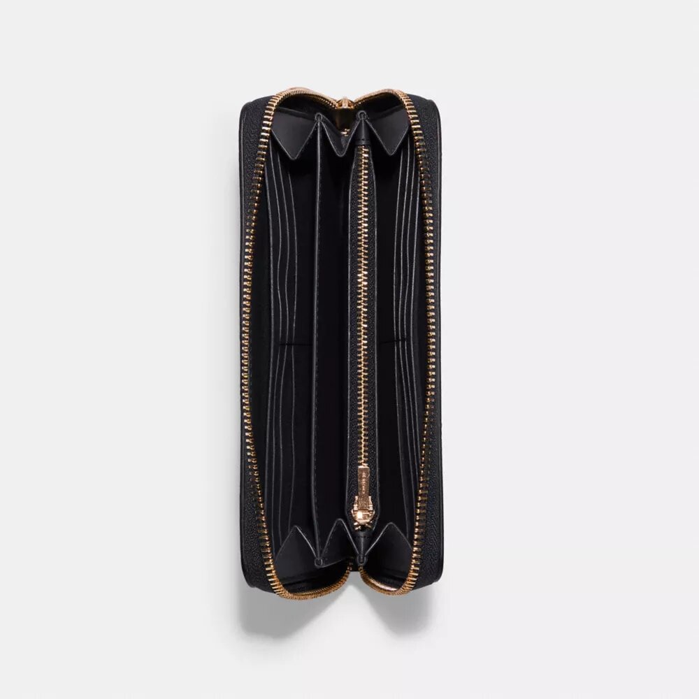 Portefeuille long à fermeture éclair sur tout le pourtour