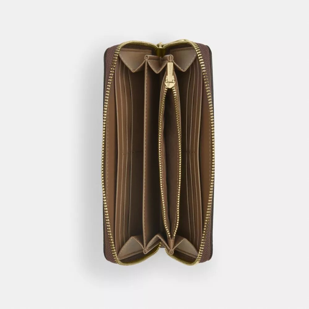 Portefeuille long à fermeture éclair sur tout le pourtour