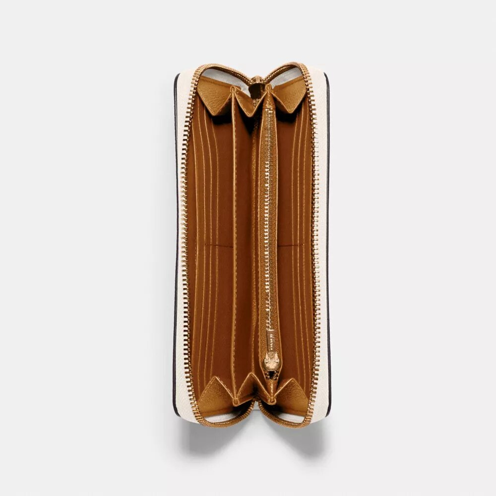 Portefeuille long à fermeture éclair sur tout le pourtour