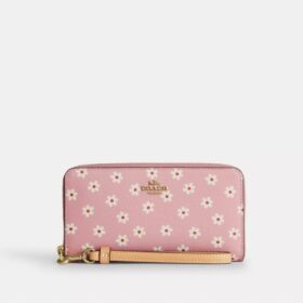 Portefeuille long à fermeture éclair sur tout le pourtour avec imprimé floral