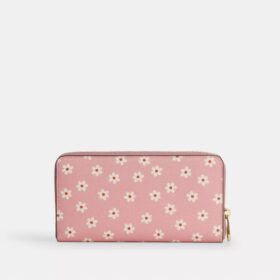 Portefeuille long à fermeture éclair sur tout le pourtour avec imprimé floral