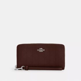 Portefeuille long à fermeture éclair sur tout le pourtour avec matelassage