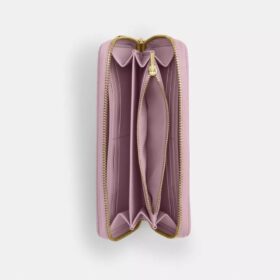 Portefeuille long à fermeture éclair sur tout le pourtour avec matelassage