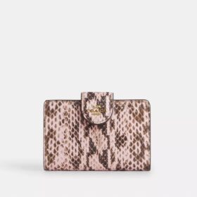 Portefeuille moyen à fermeture éclair dans le coin