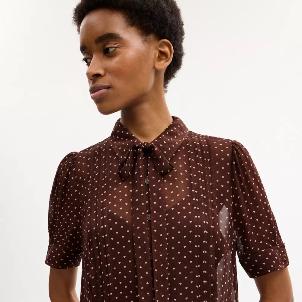 Robe-chemise imprimée