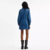 Robe en denim à manches longues en coton biologique
