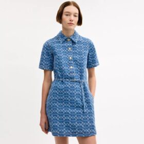 Robe en denim Signature en coton biologique