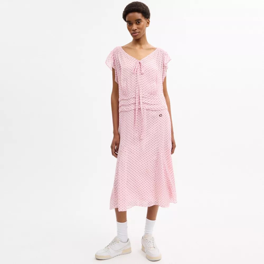 Robe longue imprimée