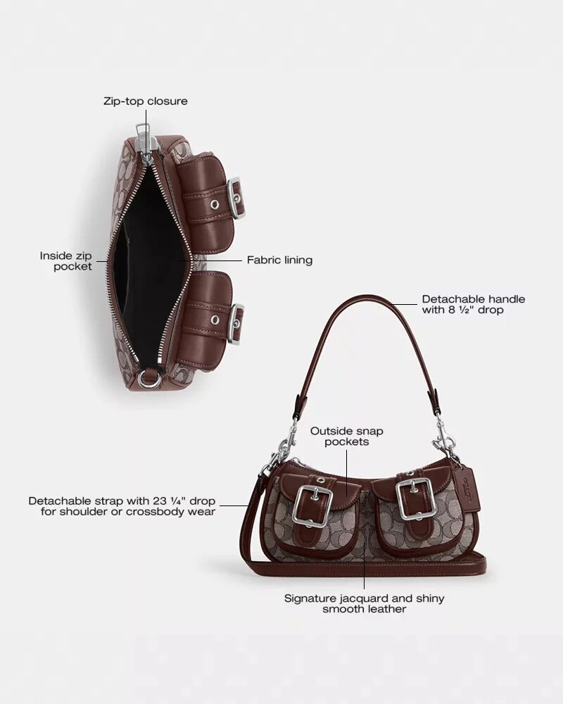 Sac Ashton en jacquard signature