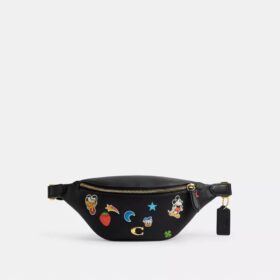 Sac banane Disney X Coach Charter 7 avec imprimé autocollants