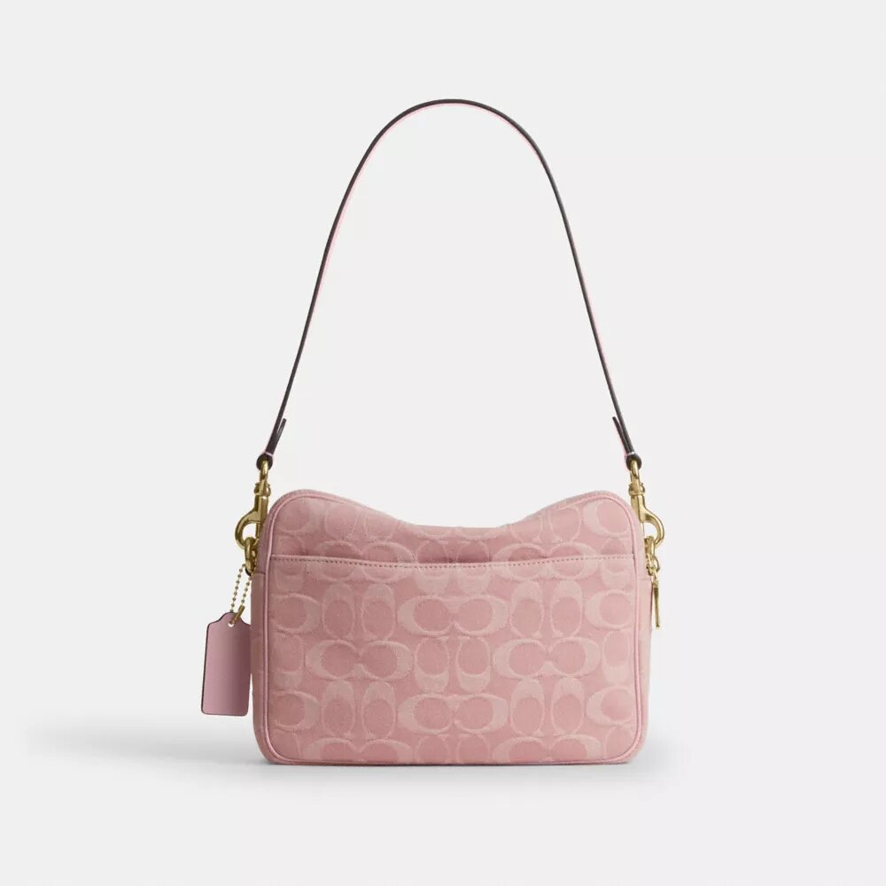 Sac bandoulière Carey en denim emblématique