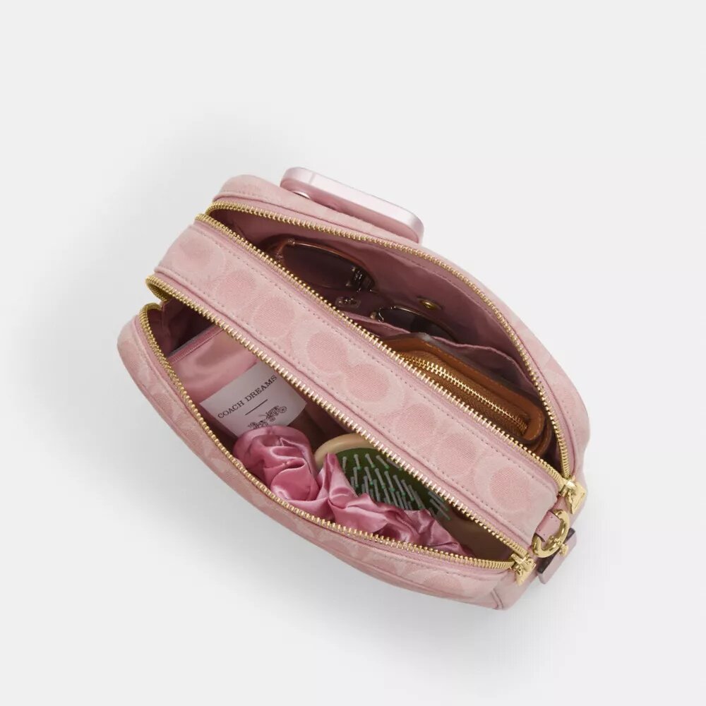 Sac bandoulière Carey en denim emblématique