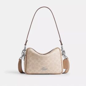 Sac bandoulière Carey en Signature Canvas