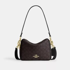Sac bandoulière Carey en Signature Canvas