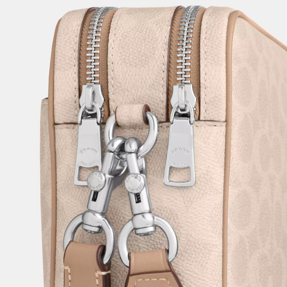 Sac bandoulière Carey en Signature Canvas