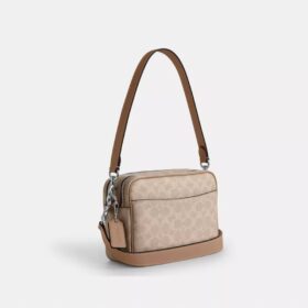 Sac bandoulière Carey en Signature Canvas