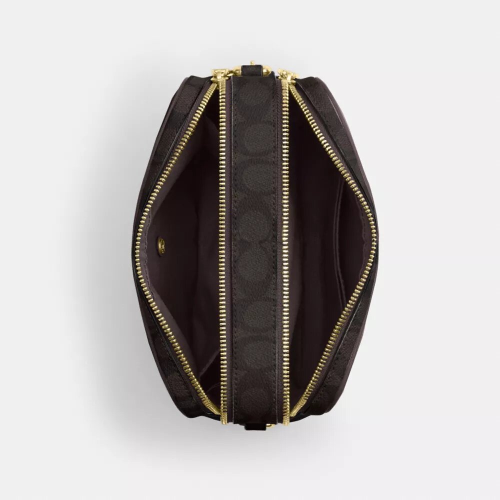 Sac bandoulière Carey en Signature Canvas