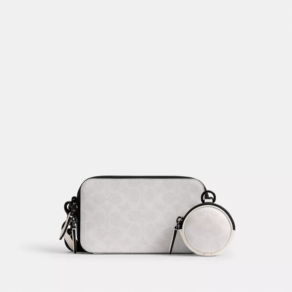 Sac bandoulière Charter Slim en Signature Canvas