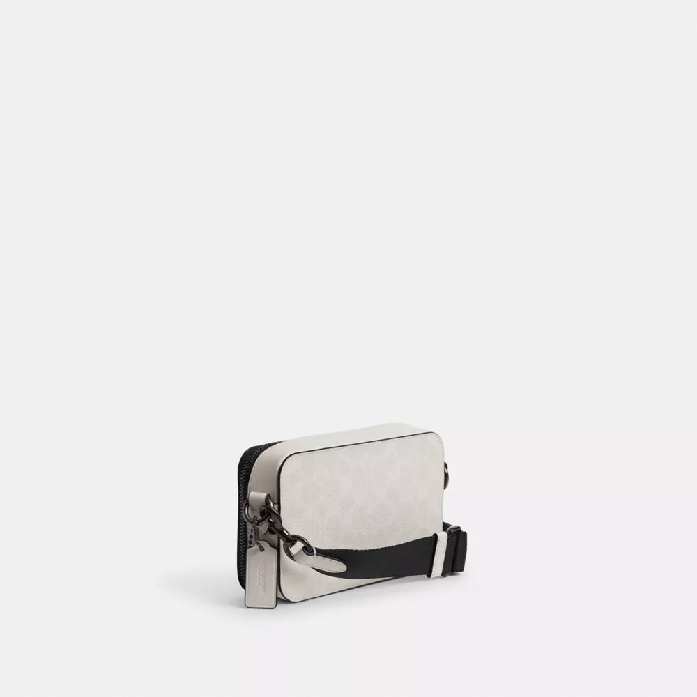 Sac bandoulière Charter Slim en Signature Canvas