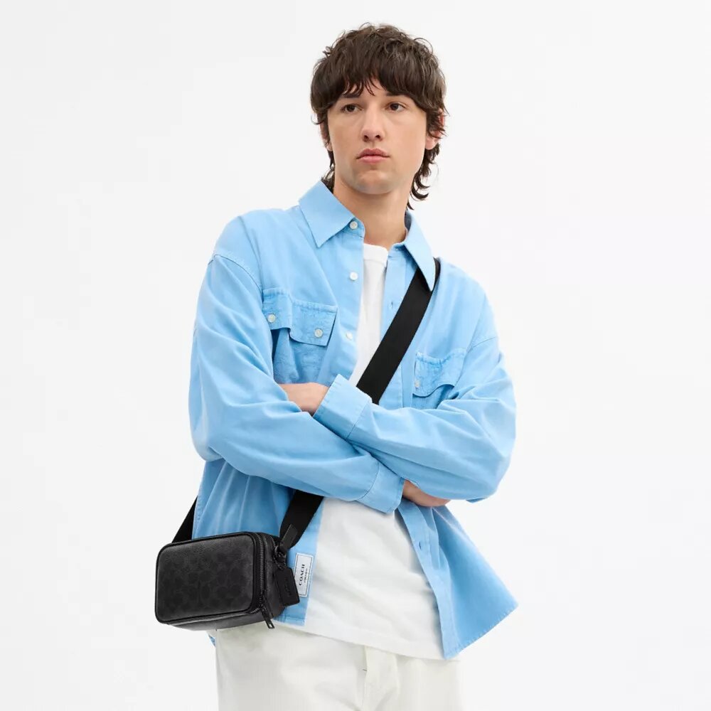 Sac à bandoulière Colton 19 en Signature Canvas