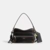 Sac bandoulière Dakota en cuir patiné avec Charms