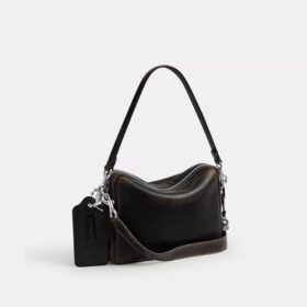 Sac bandoulière Dakota en cuir patiné avec Charms