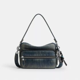 Sac bandoulière Dakota en denim de coton régénératif avec Charms