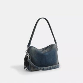 Sac bandoulière Dakota en denim de coton régénératif avec Charms