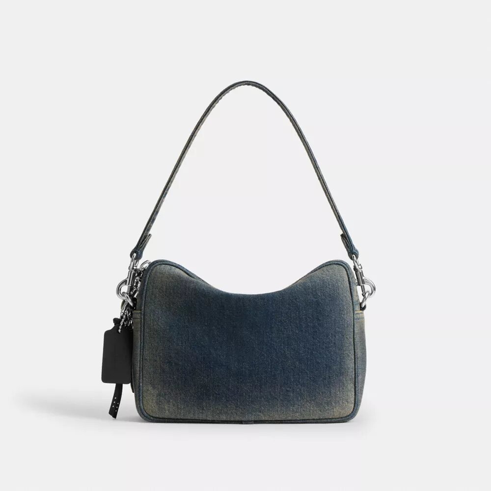 Sac bandoulière Dakota en denim de coton régénératif avec Charms