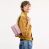 Sac bandoulière Elodie 18 en denim délavé avec matelassage