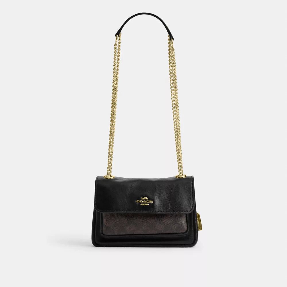 Sac bandoulière Elodie 18 en Signature Canvas