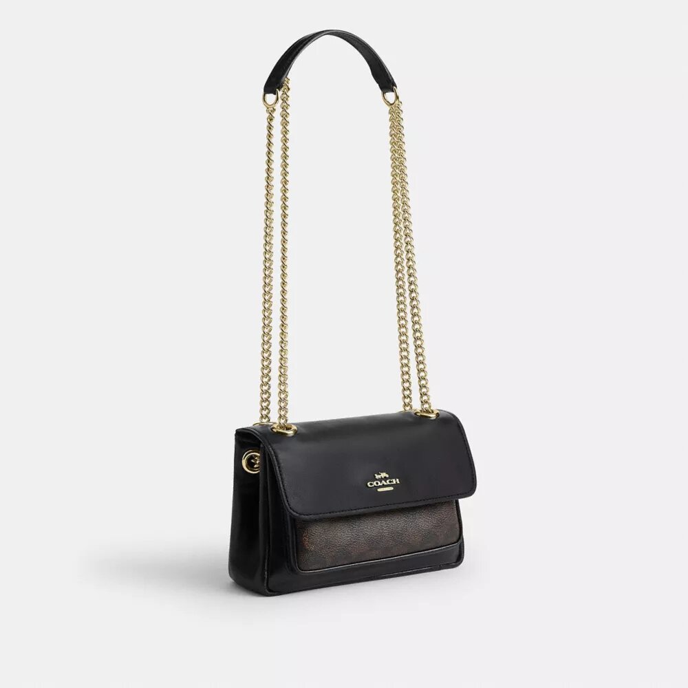 Sac bandoulière Elodie 18 en Signature Canvas
