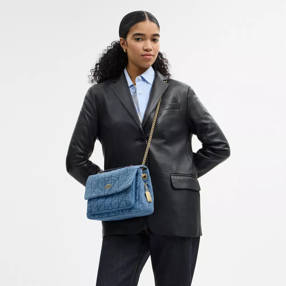 Sac bandoulière Elodie en coton régénératif avec matelassage