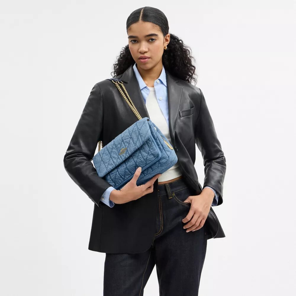 Sac bandoulière Elodie en coton régénératif avec matelassage