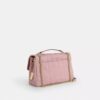Sac bandoulière Elodie en denim « Loved » avec matelassage