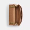 Sac bandoulière Elodie en denim « Loved » avec matelassage