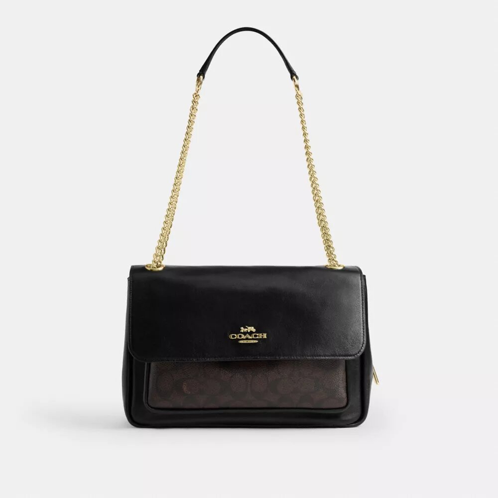 Sac à bandoulière Elodie en Signature Canvas