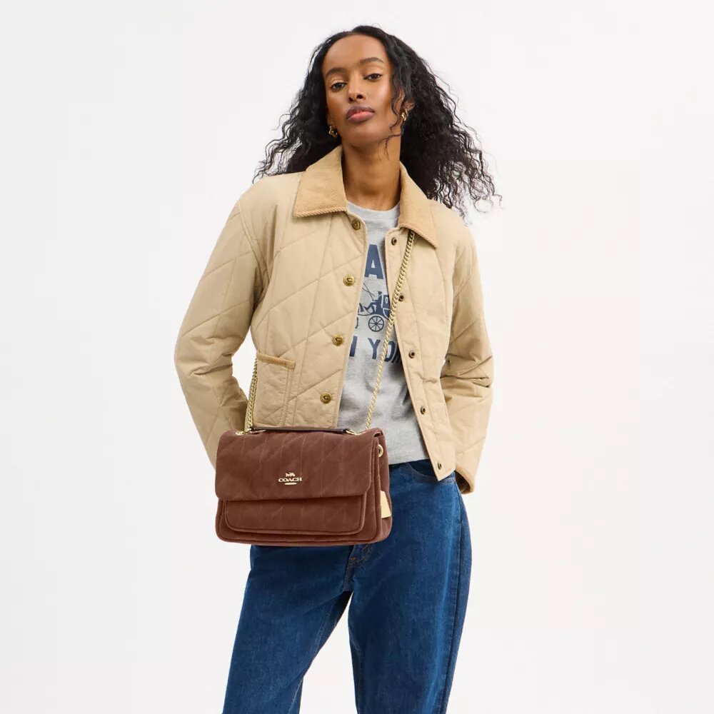 Sac bandoulière Elodie matelassé