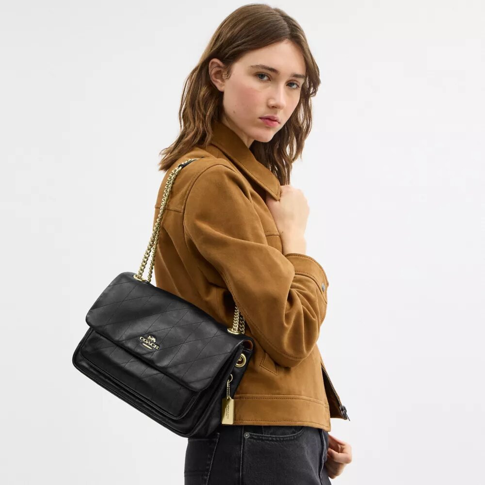 Sac bandoulière Elodie matelassé