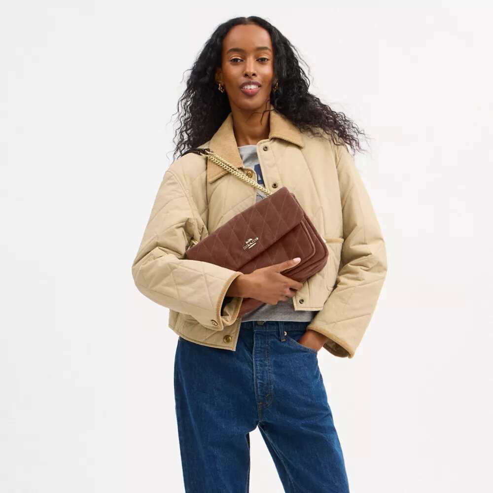 Sac bandoulière Elodie matelassé